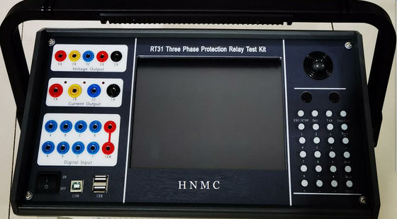 Four Phase Three Phase Protection Relay Test Equipment LCD Display