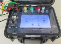 WIFI Model Portable Meter Tester Three Phase RSM Touch Screen 12A