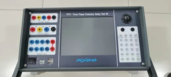 In Built PC Four Phase Three Phase Protection Relay Test Equipment LCD Display